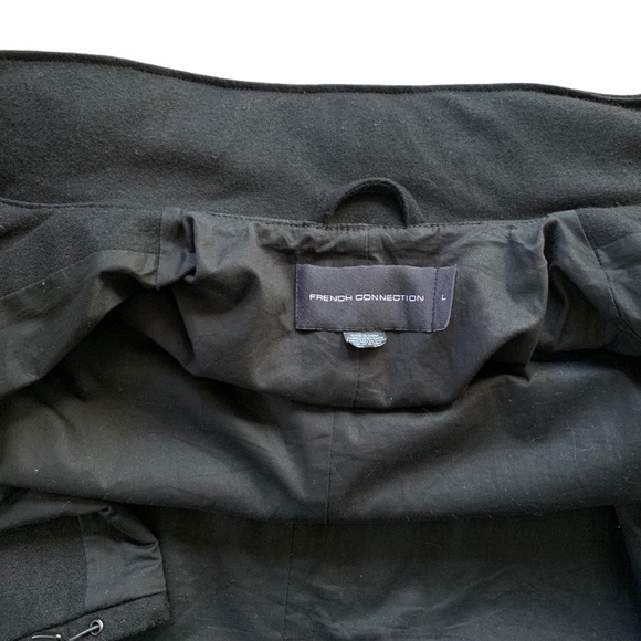 French Connection Thorpe Manor Wool Coat Large - Picture 10 of 11